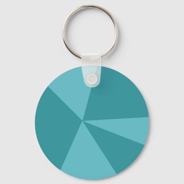 Porte-clés Motif géométrique triangles (Recto)