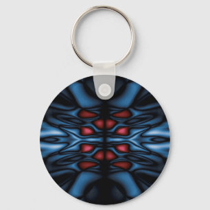 Porte-clés motif kaléidoscope Abstrait
