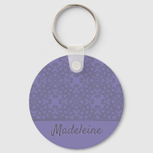 Porte-clés Motif lavande personnalisé