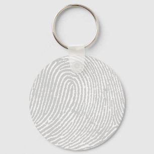 Porte-clés Motif légal d'empreinte digitale