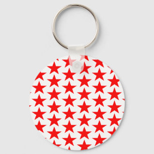 Porte-clés Motif Little Red Stars