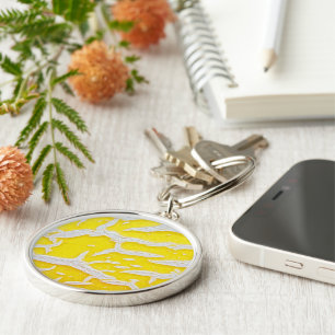Porte-clés Motif melon jaune