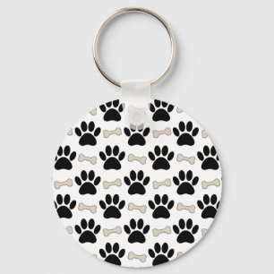 Porte-clés Motif Pâtes Et Os