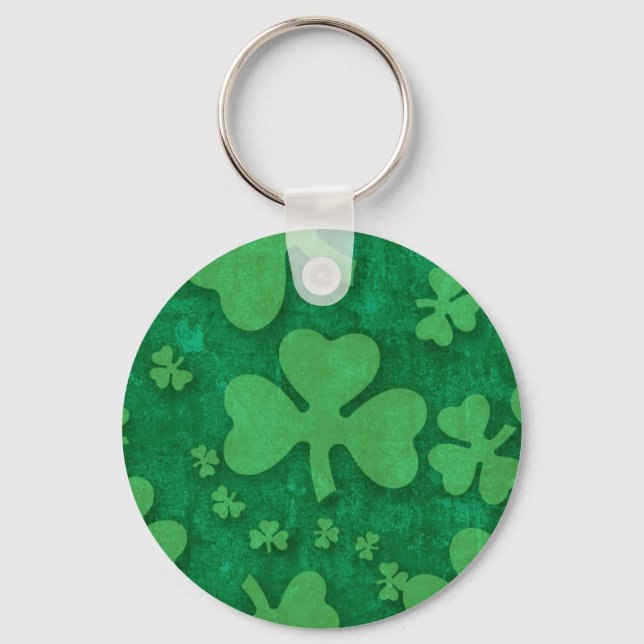 Porte-clés Motif shamrock (Recto)