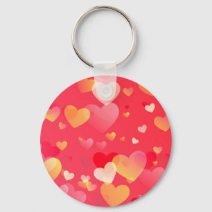 Porte-clés Motif tendance Red Heart
