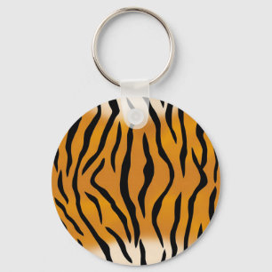 Porte-clés Motif tigre rayé
