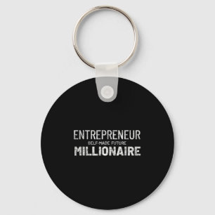 Porte-clés Motivation Entrepreneur auto-fabriqué Futur Millio