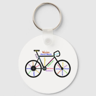 Porte-clés Motivational Bike, Cycle, Vélo, Mots Sport