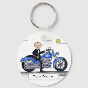 Porte-clés Moto - Dessin masculin