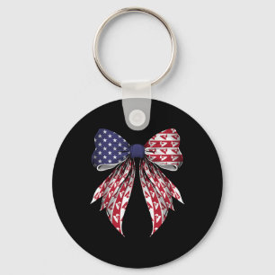 Porte-clés Moto Jet Ski 4 Juillet Drapeau Américain États-Uni