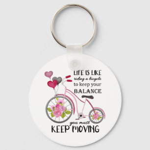 Porte-clés moto mignon inspiration mot art