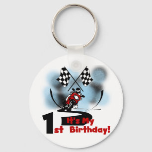 Porte-clés Moto Racing 1er Anniversaire Tshirts et cadeaux