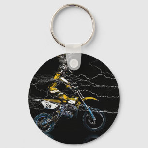 Porte-clés Motocross