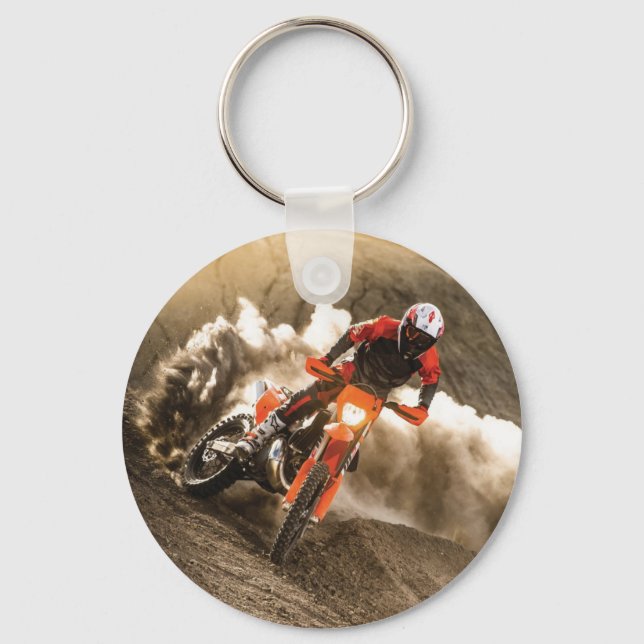 Porte-clés Motocross Rider (Recto)