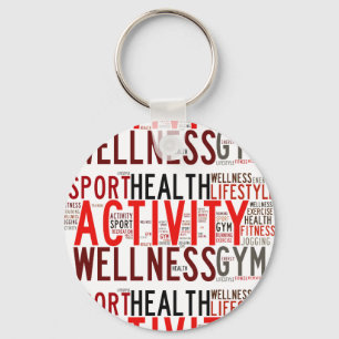 Porte-clés Mots fitness