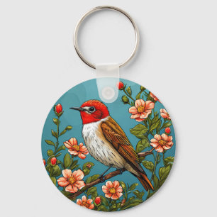 Porte-clés Moucherolle coloré