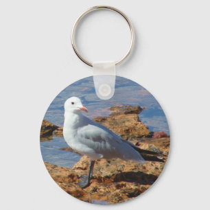 Porte-clés Mouette blanche - porte - clé