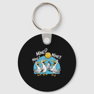 Porte-clés Mouette Volleyball Mine Mine Plage Oiseau Océan Am