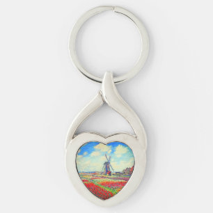 Porte-clés Moulin à vin Monet Tulips