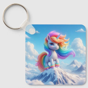 Porte-clés Mountain Magic Rainbow Unicorn