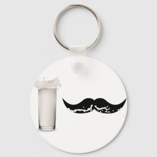 Porte-clés Moustache de lait