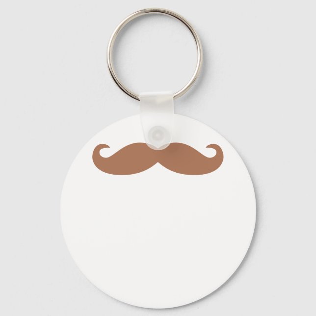 Porte-clés moustache simple (Recto)