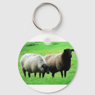 Porte-clés mouton à tête noire
