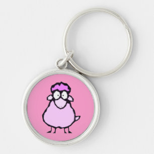 Porte-clés Moutons roses Keychain