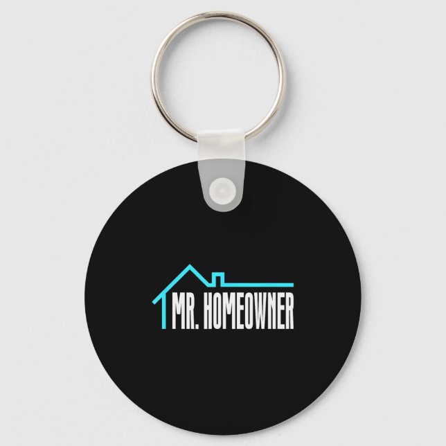 Porte-clés Mr. Homeowner First Time Homeowner Housewarming  (Recto)
