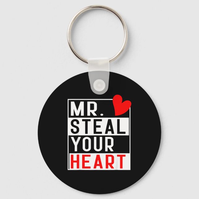 Porte-clés Mr Steal Your Heart For Boys Toddlers Valentine's  (Recto)