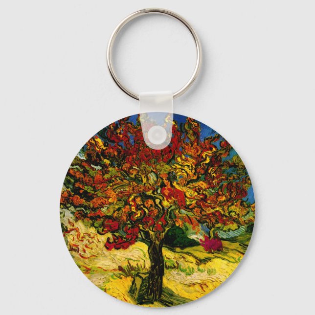 Porte-clés Mulberry Tree Van Gogh Art (Recto)
