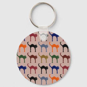 Porte-clés multiple cats ~ animal pattern