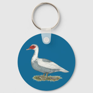 Porte-clés Muscovy Blue pied Duck
