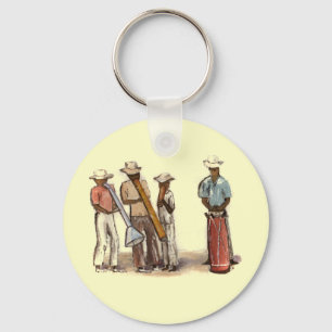 Porte-clés Musicien de rue haïtien