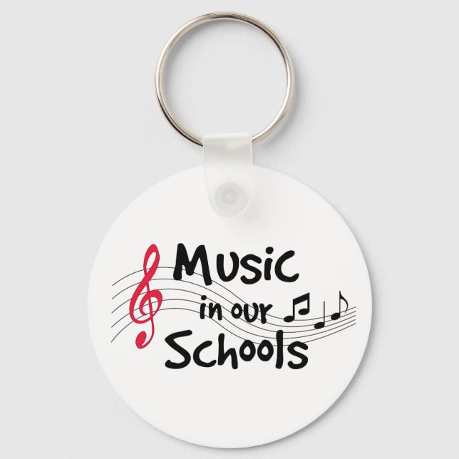Porte-clés Musique dans nos écoles Porte - clé (Recto)