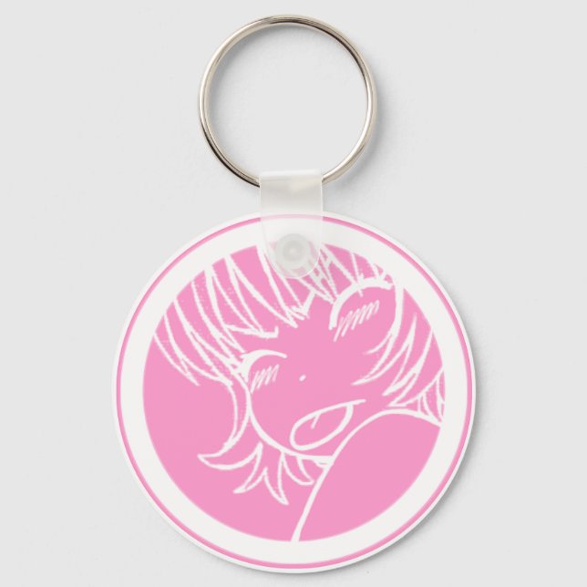 Porte-clés muuhh - mignon anime (Recto)