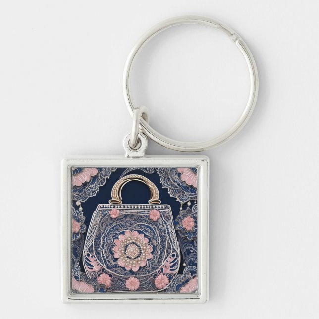 Porte-clés My Blue Purse IA art (Devant)