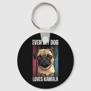 Porte-clés My Dog Loves Kamala Carlin Loves