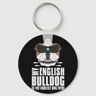 Porte-clés My English Bulldog Is The Coolest