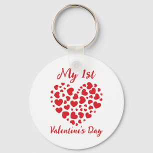 Porte-clés My First Valentine's Day