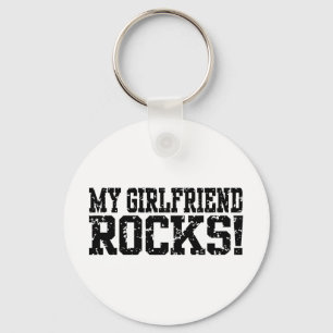 Porte-clés My Girlfriend Rocks