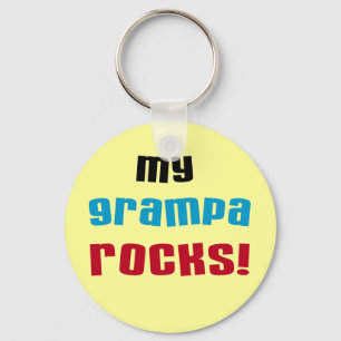 Porte-clés My Grampa Rocks T-shirts et cadeaux