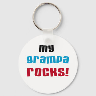 Porte-clés My Grampa Rocks T-shirts et cadeaux