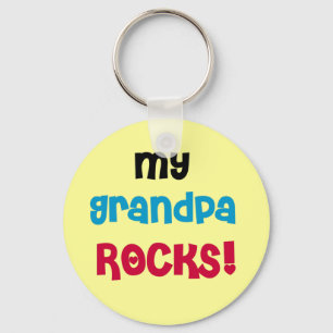 Porte-clés My Grand-pa Rocks Tshirts et cadeaux