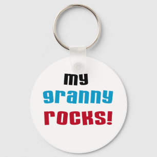 Porte-clés My Granny Rocks T-shirts et cadeaux