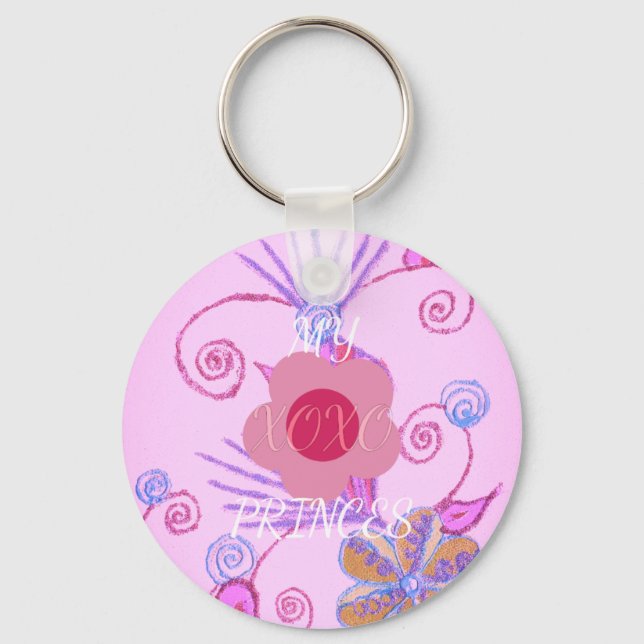 Porte-clés My Little Princess : Baby Pink Vector Inspirationa (Recto)