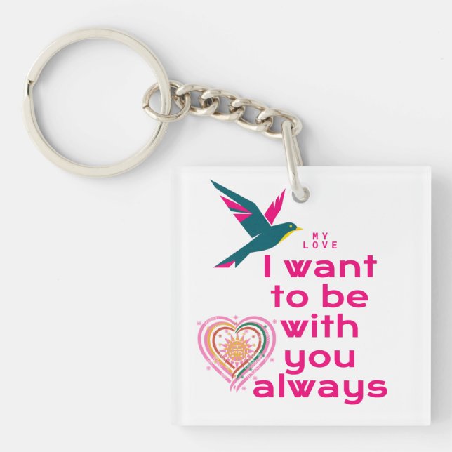 Porte-clés My love (Devant)
