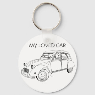 Porte-clés My loved car : Citroën 2 CV