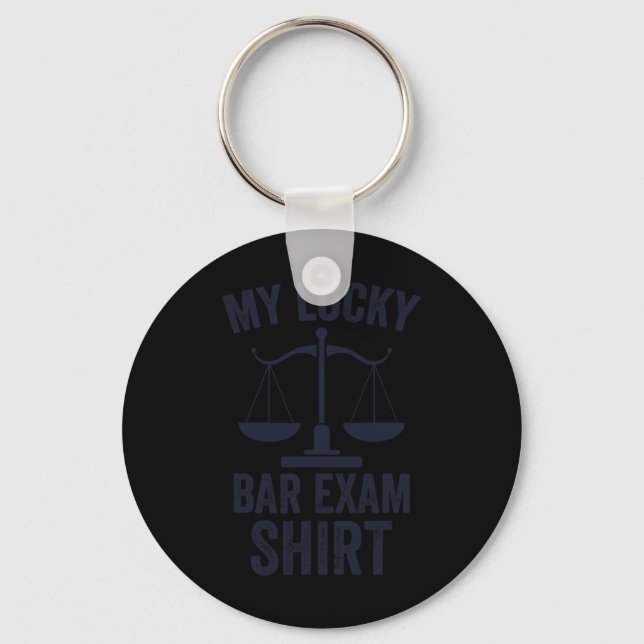 Porte-clés My Lucky Bar Exam Funny Law School Graduation New  (Recto)