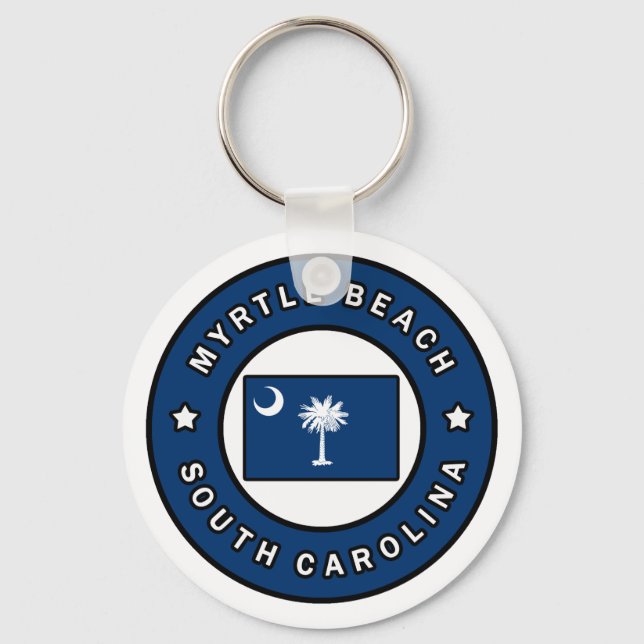 Porte-clés Myrtle Beach Caroline du Sud (Recto)